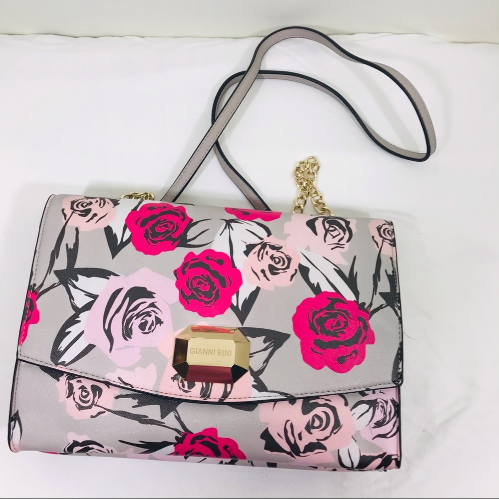 Gianni Bini floral shoulder bag